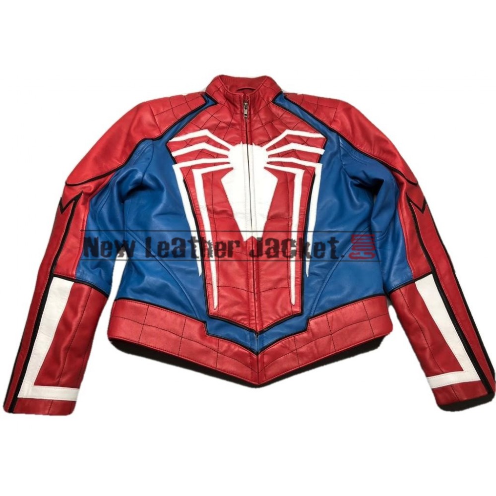 SpiderMan PS4 Video Game Leather Jacket for sale
